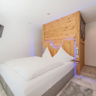 Ferienhaus mit Sauna, Bayerischer Wald: Schlafzimmer