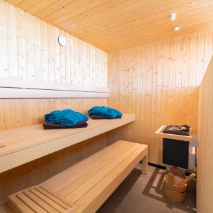 Sauna im Ferienhaus Bayerischer Wald