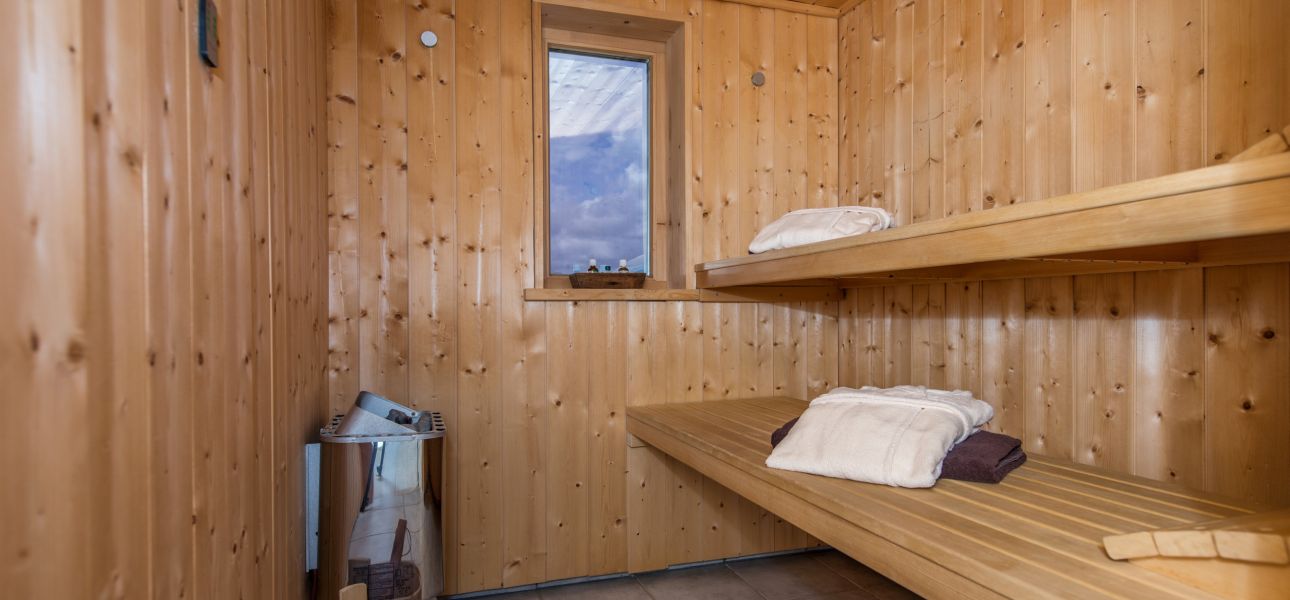 Sauna im Chalet Bayerischer Wald